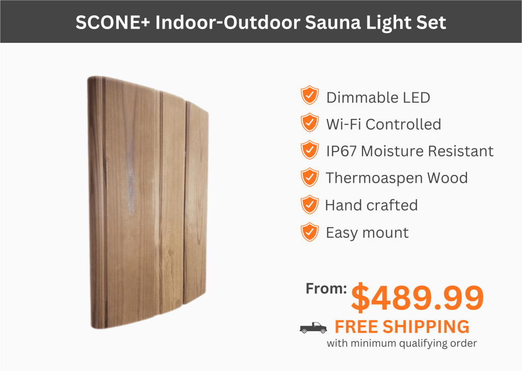 SCONE+ Indoor-Outdoor Sauna Light Set